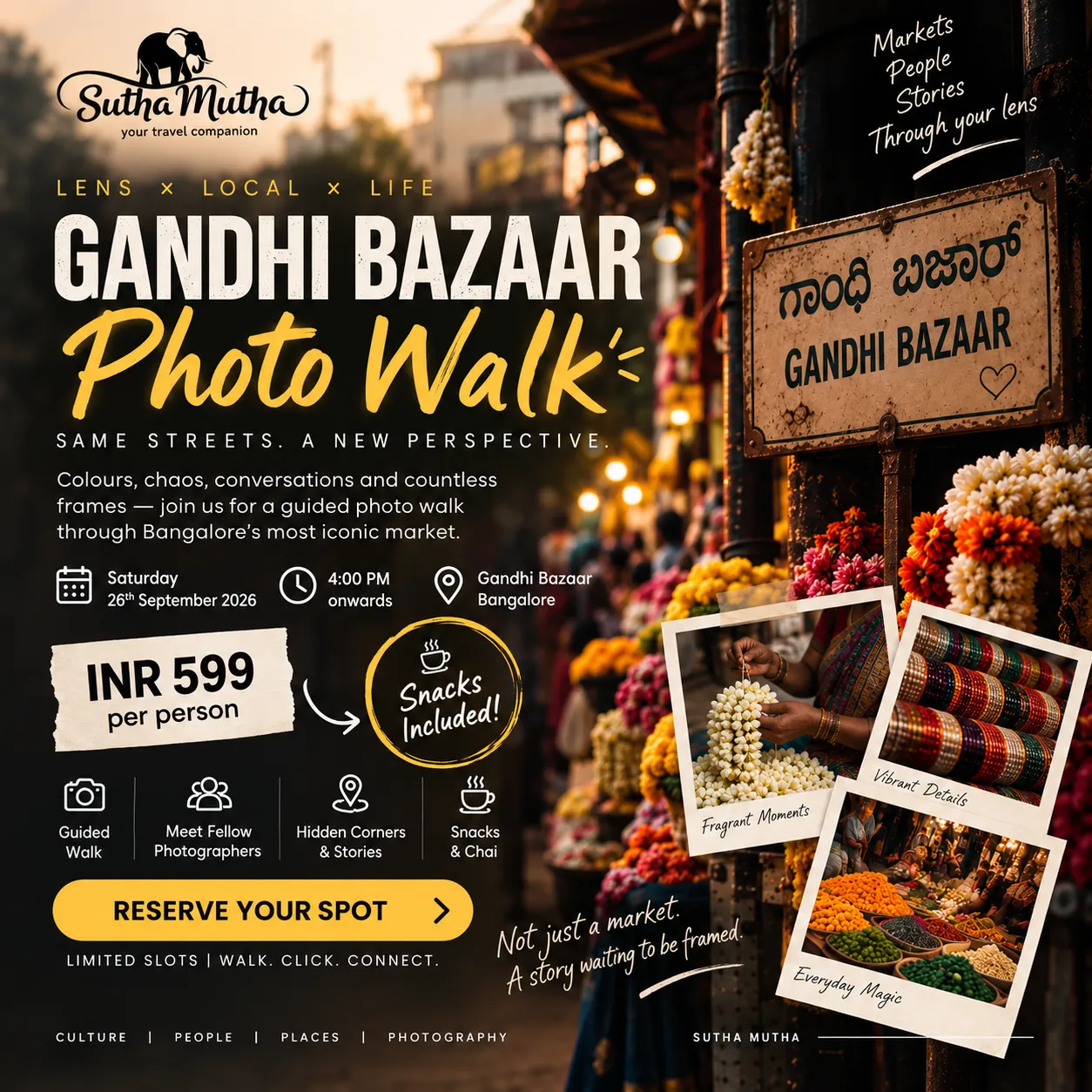 Gandhi Bazaar Photo walk
